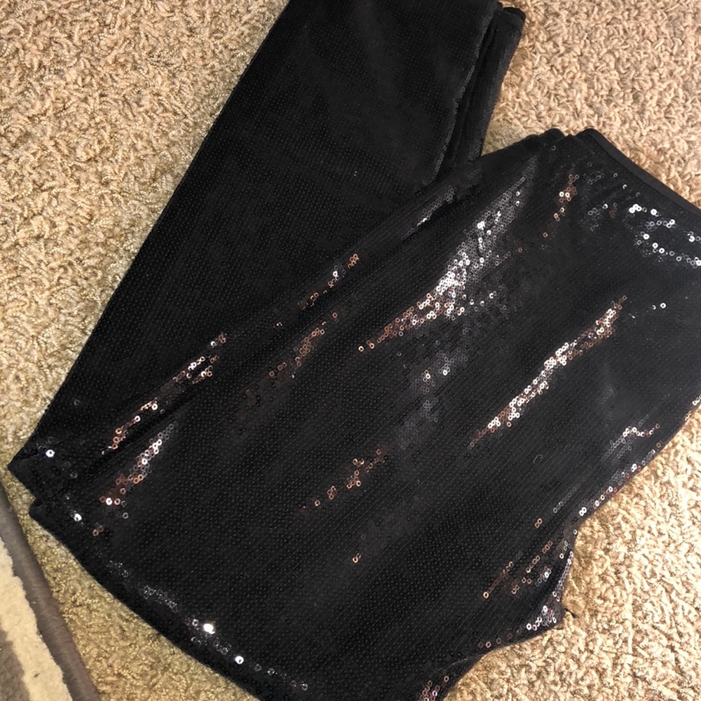 Sparkly black pants